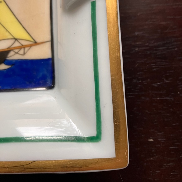 VINTAGE HERMÈS SHIP Cigar Ashtray/Change tray - Picture 5 of 13
